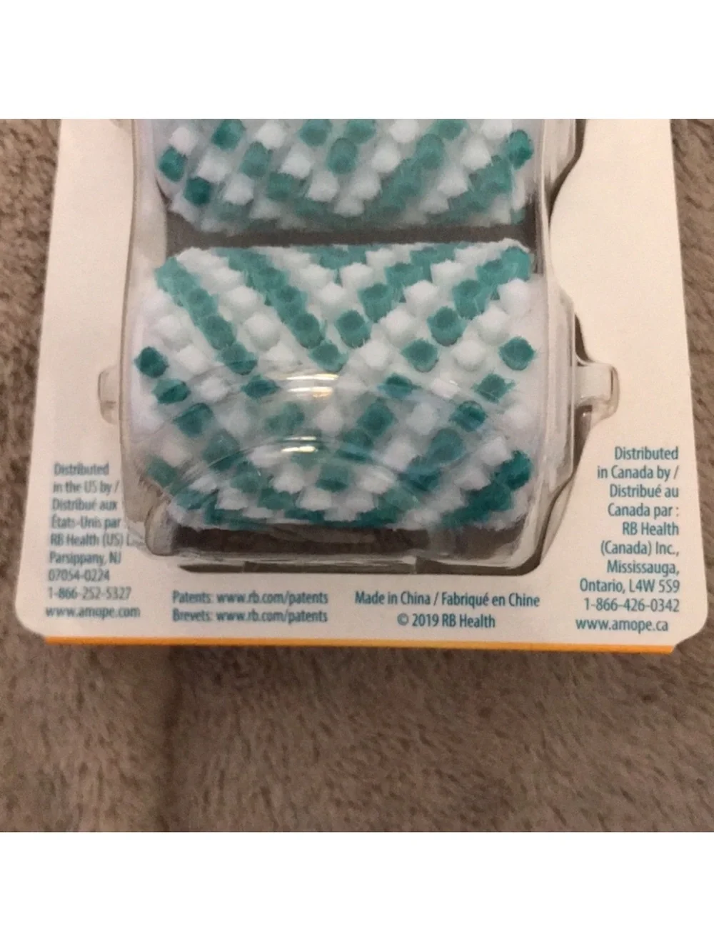Amope Pedi perfect Exfoliating Brush refills 2 pack New in Packaging